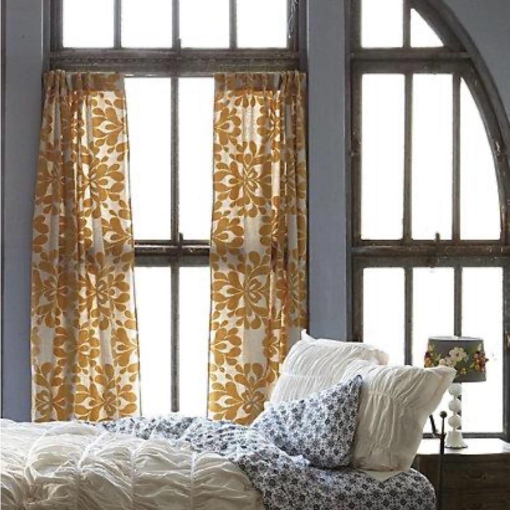 COPY - Curtains Anthropologie Coqo Floral Curtain Panel 50 x 84